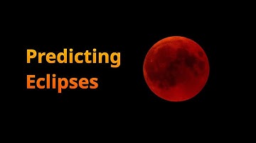 How to predict eclipses with some math and a computer