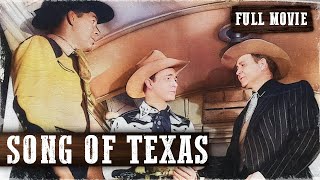 SONG OF TEXAS | Roy Rogers | Full Western Movie | English | Free Wild West Movie