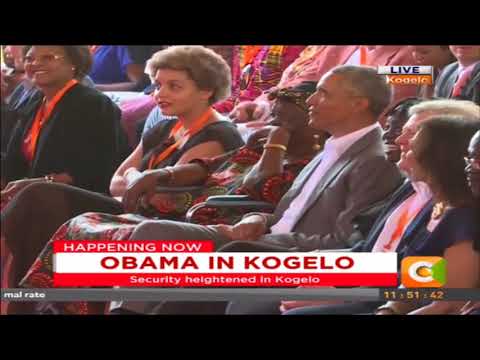 FORMER PRESIDENT OBAMA IN KENYA FOR SAUTI KUU FOUNDATION JULY 2018
