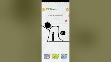 Draw 2 Save Stickman Puzzle Level 121: How to save him