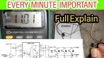 How to test hcpl 3120  j312 igbt gate driver optocoupler|  And how it works | Full explain