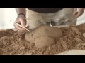 How to build a sand sculpture (Beginners Demonstration)