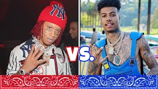 Video thumbnail of "BLOOD RAPPERS vs. CRIP RAPPERS"