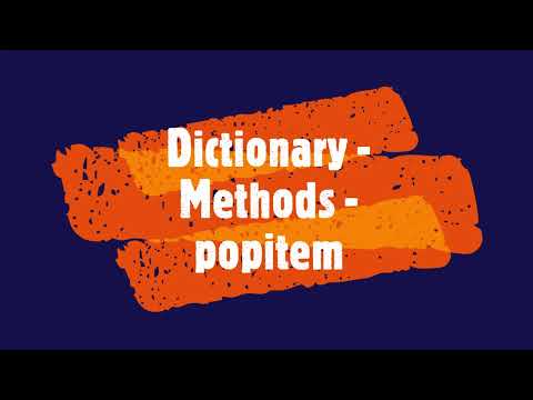 PYTHON - Dictionary - Methods - popitem #PythonTips #viral#viralvideo #viralvideos