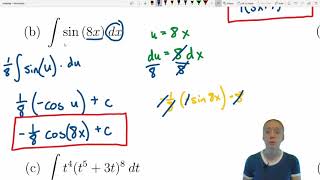 U-Substitution- (Calc1-Examples#33)
