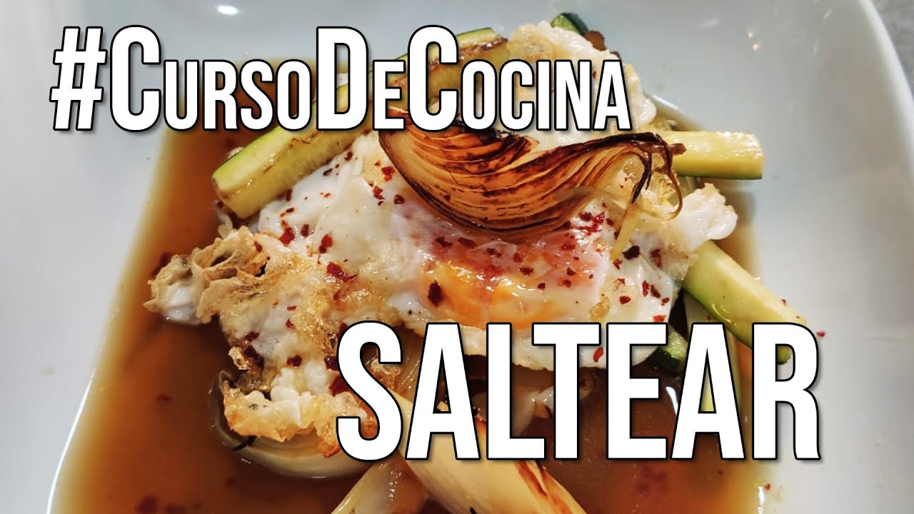 Saltear - Salteado de Verduras con Huevo Frito #CursoDeCocina