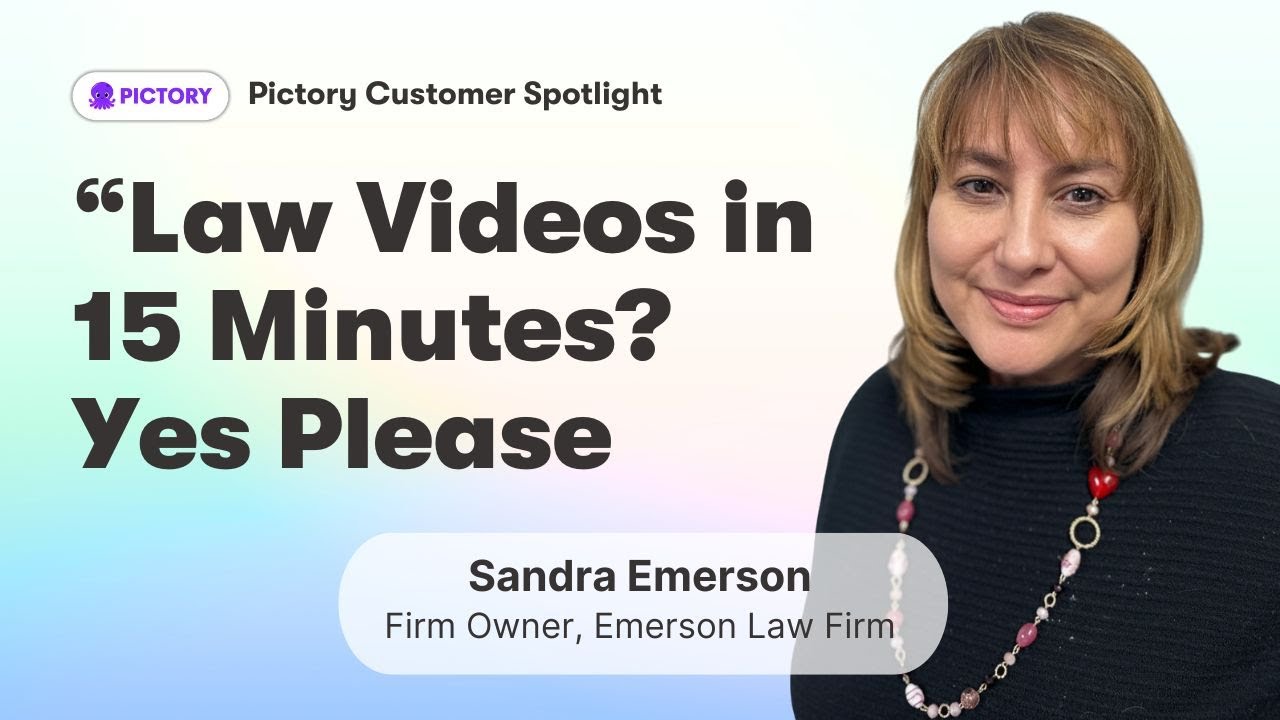 What Makes Emerson Law Firm SUCCESSFUL After 25 Years? A Pictory Case Study
