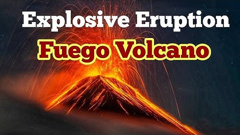 Explosive Eruption Of Fuego Volcano, Aerial View, Guatemala, Indo-Pacific Ring Of Fire