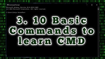 10 Basic Commands For Beginners in Hindi-How to use Commands in CMD -All Tips&Tricks-Satya Kasaudhan