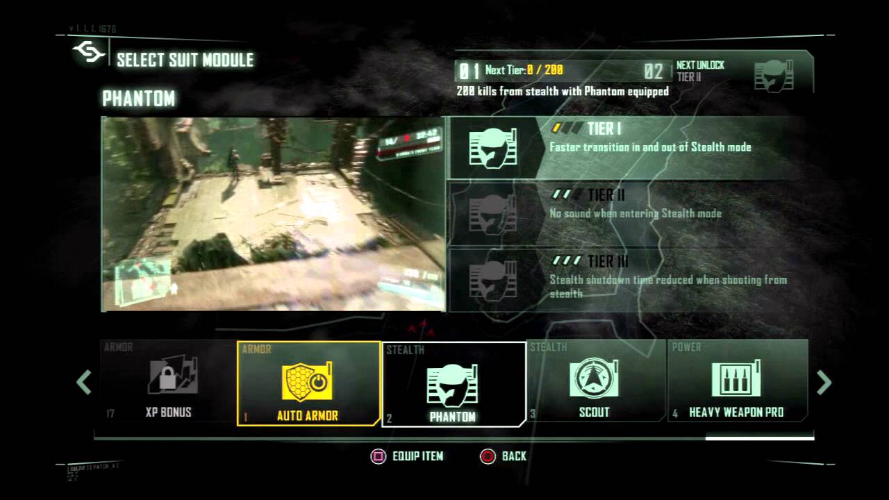 Crysis 3 Mulitplayer Weapons and Suit Modules