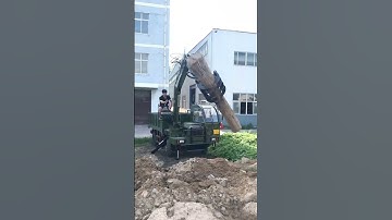 Wood grab machine, grab with the vehicle, one machine is multi-use, save time, labor, save labor