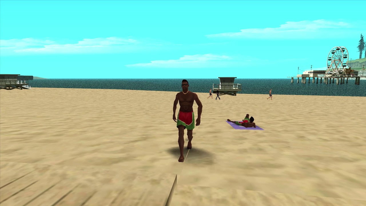 GTA San Andreas Pedestrian Quotes - Gay Beach Guy (BMYBE)