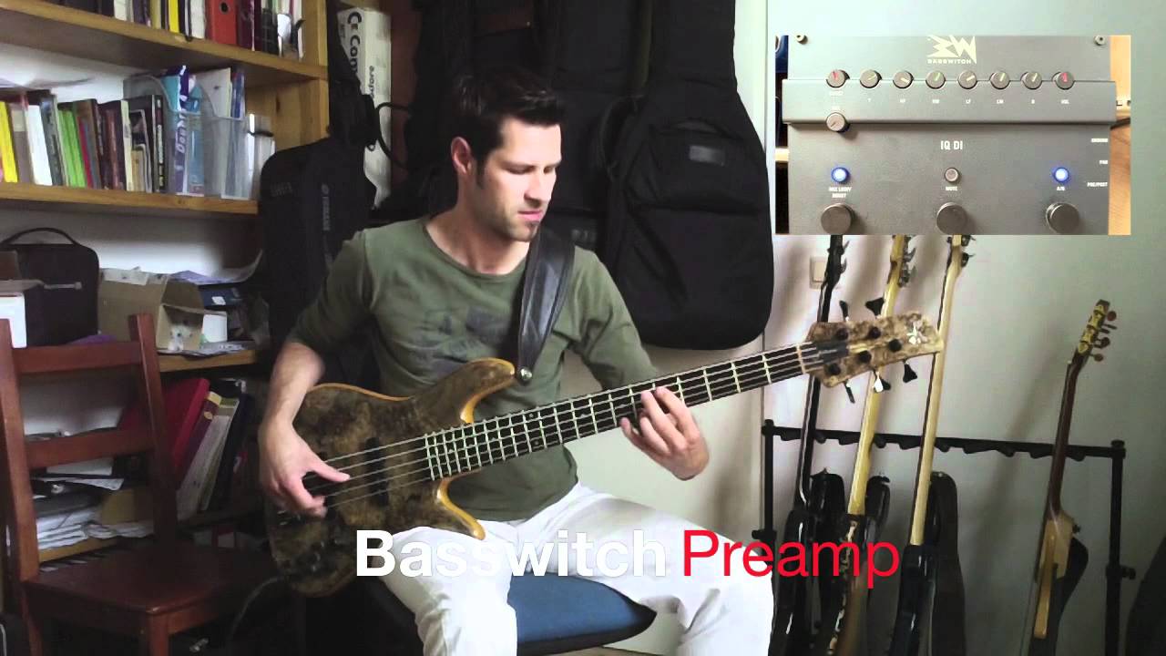 Basswitch IQ DI Sound Samples part 3 - bass preamp EQ A/B switch effect loop pedal multi tool