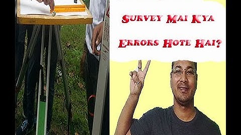 Plane Table Survey Mai Kya Errors Hote Hai? I Civil Engineering Training Institute