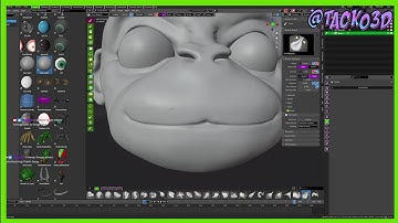 Blender Zone - Sculpting Monkey Head