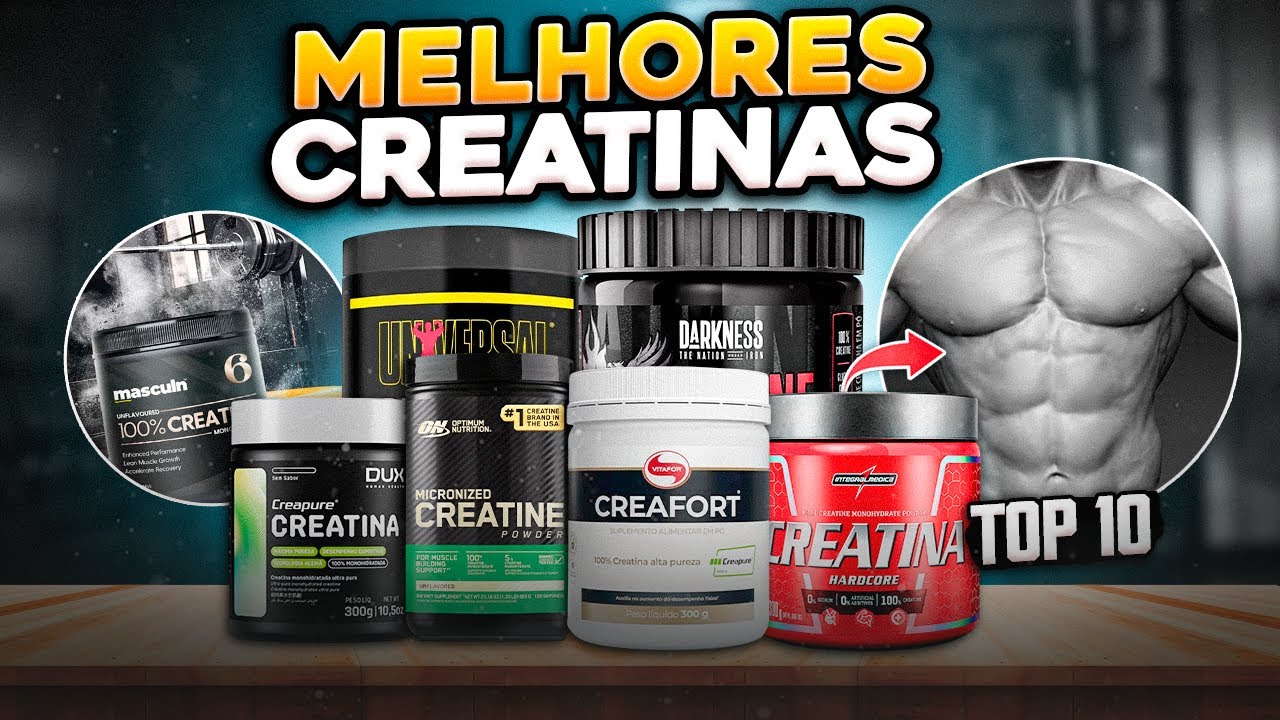 TOP 10 MELHORES CREATINAS em 2025 (Confira a Melhor Creatina) - YouTube