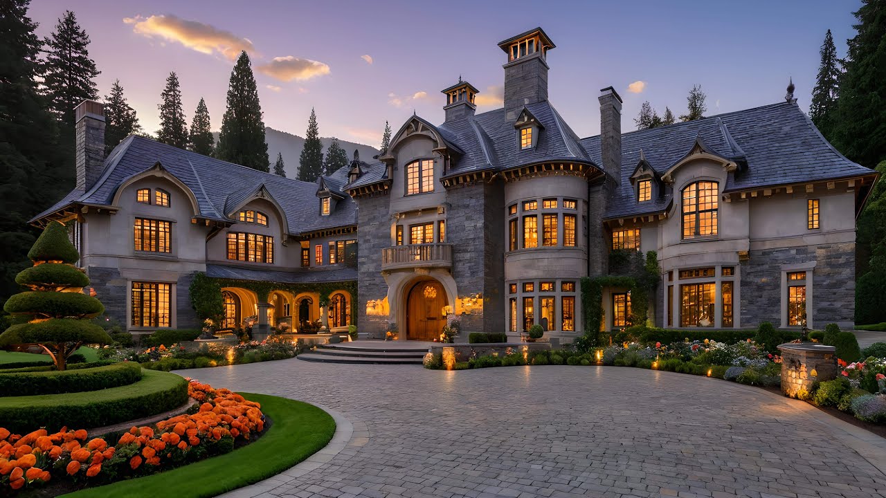 Rustic Opulence: Majestic Mansions with Lavish Interiors Designed for Unrivaled Sophistication