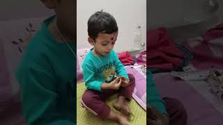 Chocolate lover Saheb Babu 🍫 #everyone #cutebaby #saheb #followers #funny #highlights #viral#video