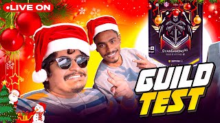 GYAN GAMING GUILD TEST IS START😱+GIVEAWAY LIVE STREAM- GARENA FREE FIRE MAX   @GyanGaming