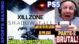 KILLZONE SHADOW FALL, PARTE-2 Y GRAN FINAL (2024 SE VE DE LOCOS A 4K-60 FPS CON PS5)GAMEPLAY ESPAÑOL