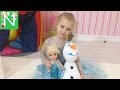 FROZEN Холодное Сердце Поющая кукла ЭЛЬЗА С МИКРОФОНОМ Олоф Обзор