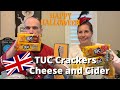 Americans Try TUC Crackers, Cheddar and Cider | Happy Halloween