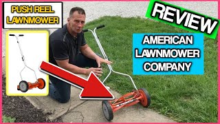 American Lawn Mower Company 14 Inch 4 Blade Push Reel Lawn Mower 