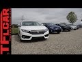 2016 Honda Civic vs Ford Focus vs Mazda3 vs Toyota Corolla vs 2015 Civic Mashup Review