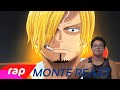 MONTE REACT #1 - Rap do Sanji (One Piece) - APENAS UM TRAGO | NERD HITS