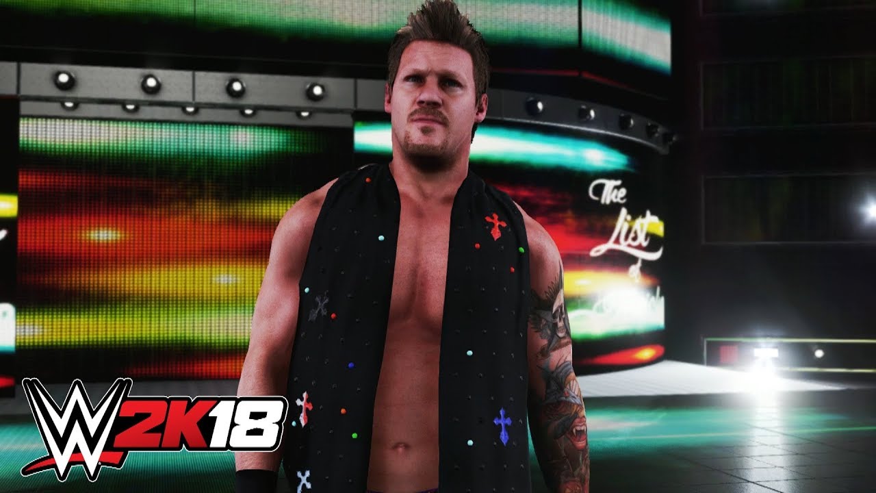 WWE 2K18 WORLD EXCLUSIVE - CHRIS JERICHO ENTRANCE! (WWE 2K18 OFFICIAL PS4 PRO)