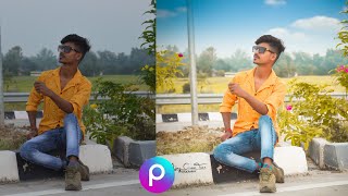 #picsart short video #Lightroom background chenge #Snapseed smooth face editing screenshot 3