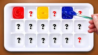 How to 18 Color Recipes Made from Red, Yellow & Blue | Primary Color Mixing