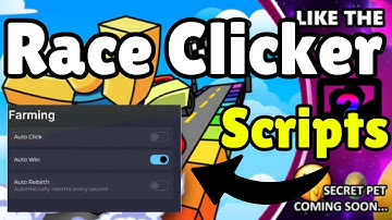 Race Clicker Script | Auto Click, Auto Farm, Auto Aim + More! 🚀🎮