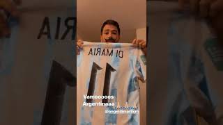 Camilo Con Su Camiseta De Argentina Listo Para Ver El Partido | ARGENTINA CAMPEON