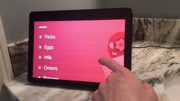 Grocery List - Best Kitchen Smart Display - Echo Show