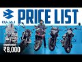 2021 Bajaj Bikes Latest Price List 🏍 All Bikes OnRoad Price DownPayment 🔥 Ft. Pulsar, Avenger, CT100