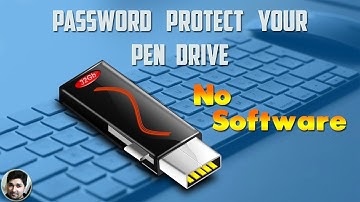 How to set Password in Pen drive without any Software | All windows