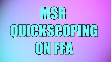 MW3- 18 MAN MSR QUICKSCOPING LOBBY!