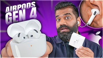 Apple AirPods 4 ANC Unboxing & First Look - Tiny But Powerful🔥🔥🔥