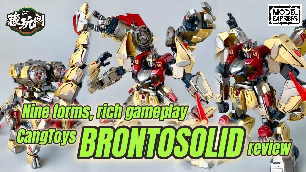 Nine forms, rich gameplay! Cang Toys CT-Longyan 04 BRONTOSOLID Review 