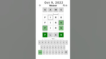 Weaver - GAME PLAN - Oct 9th, 2022