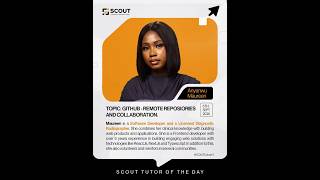 SCOUT Cohort 1 | Git & GitHub Day 1: Getting Started with Version Control