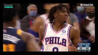 Tyrese Maxey Full Highlight Reel I 11 points, 2 steals I Sixers vs Jazz