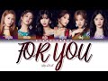(G)I-DLE - 'For You' (Color Coded Lyrics Kan/Rom/Eng/歌詞)