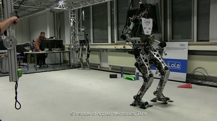 LOLA, " Humanoid Robot", walks over uneven terrain without using visual information
