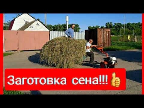 Мотоблок Агат Заготовка сена!