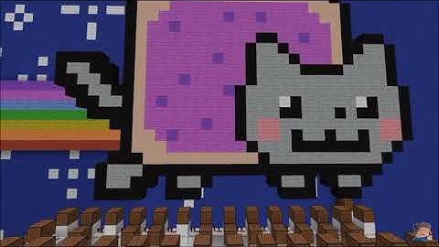 Minecraft: note block song Nyan Cat