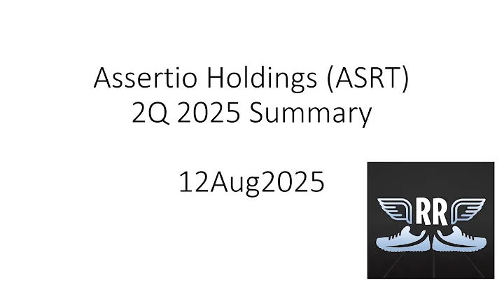 Assertio Holdings ASRT 2Q 2025 Summary 12Aug2025