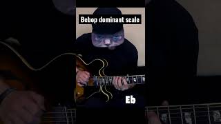 Bebop dominant scale Jazz guitar licks + Free tab 🎸