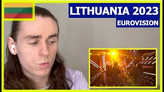 BRIT REACTS TO LITHUANIA 2023 EUROVISION 🇱🇹 // Monika Linkytė - 'Stay'